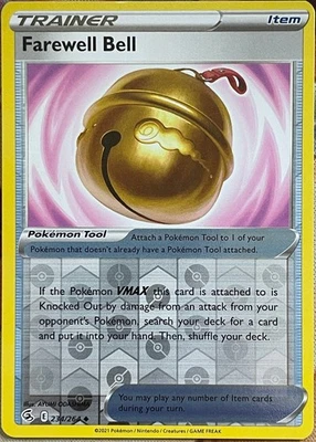 Farewell Bell Reverse Holo - 234/264 - Fusion Strike Pokemon 2021 - Image 1 of 3