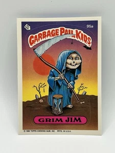 1986 Topps Garbage Pail Kids 3rd Series #95a Grim Jim NM-MT or Better - Picture 1 of 6