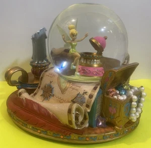 Tinker Bell SnowGlobe Wind-up Music Plays "YOU CAN FLY” 1953 Walt Disney Music - Picture 1 of 7