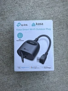 Kasa Outdoor Smart Plug, Smart Home Wi-fi Outlet Timer, Max Load 15a/1875w, Ip64 - Picture 1 of 4