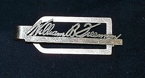 Unique Custom Made William B Freeman (Freeman Lederman) Gold Tone Money Clip FS - Picture 1 of 4