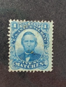 U.S.A MATCH AND MEDICINE STAMPS SCOTT RO115b. - Picture 1 of 2