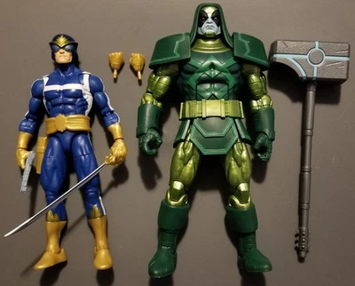 Cómics clásicos sueltos figuras de acción de Starlord y Ronan The Accuser de Marvel Legends Foto 1 de 2