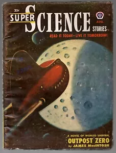 Super Science Stories Aug 1951 SF PULP Neil Jones Gallun MacIntosh John Jakes - Picture 1 of 13