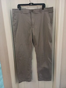 Pantalones para hombre Lee X-treme elásticos cómodos cintura gris pierna recta talla 42x32 - Imagen 1 de 6