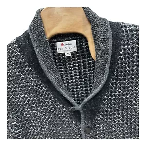 Rag & Bone Cardigan Sweater Mens XL Gray Neiman Marcus Target Wool Blend Grandpa - Picture 1 of 7