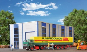 H0 RABA 2-achs Zugmaschine mit HUNGAROCAMION, Bausatz 1:87, Kibri 14699 - Picture 1 of 3