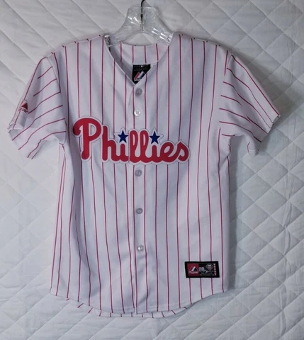 Cliff Lee #33 Pitcher Philadelphia Phillies 2009 Youth Jersey Magestic size M Cover