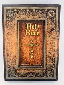 Holy Bible King James Version KJV Hardcover Leather Genesis 2010 - Picture 1 of 16