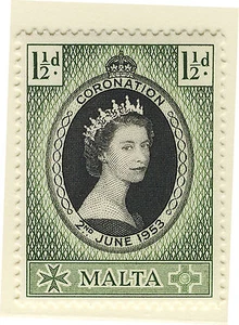 MALTA 1953 CORONATION MNH - Picture 1 of 1
