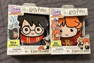 New HARRY POTTER & RON WEASLEY REAL LITTLES MICRO BACKPACK LOT MINI SURPRISES - Picture 1 of 2