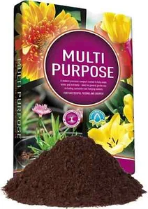 Growmoor Multi Purpose Soil Compost Flower Fertiliser For Garden Potting Mix New - Picture 1 of 6