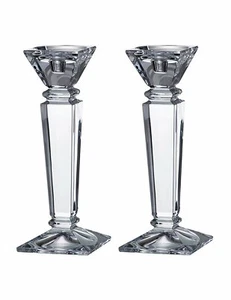 Hermosas velas cristalinas europeas Barski - Candelabro es 12"H-par/2 - Imagen 1 de 1