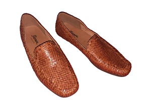 SIOUX CORDERA-Slipper Loafer Mokassin Leder geflochten braun Gr. 7(EU41) -NEU- - Bild 1 von 8
