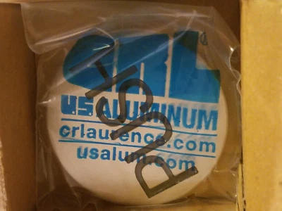 NEW C.R. LAURENCE 2EPBSPU CRL Brushed Stainless 2" Diameter Round Push Indicator