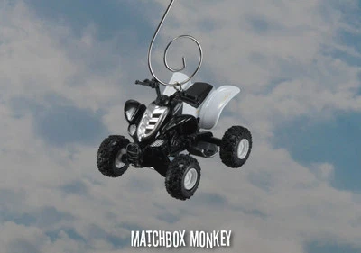 Custom Yamaha Raptor 660R ATV 4x4 Polaris Honda Christmas Ornament 1/32 Quad - Image 1 of 4