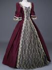 Womens Vintage Fancy Dress Gowns Renaissance Medieval Victorian Cosplay Costume