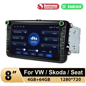 4+64GB JOYING 8 Zoll Android 12 Autoradio Für VW Golf 5 6 Passat Scirocco Rapid - Bild 1 von 17