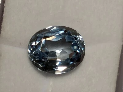AQUAMARINE 12 × 10 × 6.6 MM Lab Created - Image 1 of 4