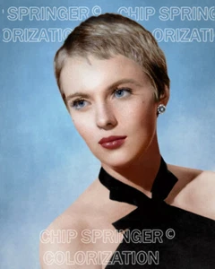 JEAN SEBERG Bare Shoulders Dress #2 | Sexy 8x10 Color Photo by CHIP SPRINGER - Picture 1 of 1