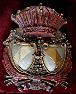 Vintage Finesse Originals Mid Century Modern Coat Of Arms Fiberglass Espada - Picture 1 of 12