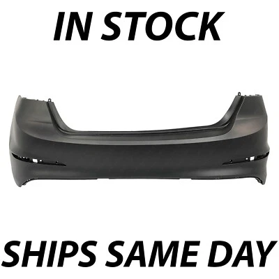 NEW Primered Rear Bumper Cover Fascia for 2017 2018 Hyundai Elantra Sedan 17 18 - Image 1 of 4