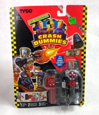Экшн-фигурка Piston Head Incredible Crash Dummies новая в коробке Tyco 1992 - Изображение 1 из 2