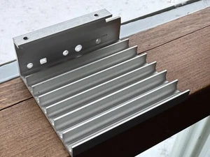 Aluminum Heat Sink   3” x 2-13/16” x 1-1/4”   2.3 Ounces - Picture 1 of 4