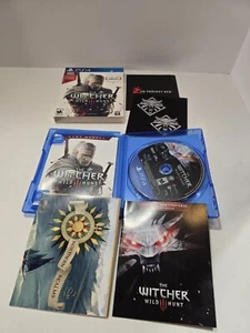 The Witcher 3 Wild Hunt Bonus Content Slip Cover Playstation 4 Probado Completo  - Imagen 1 de 6