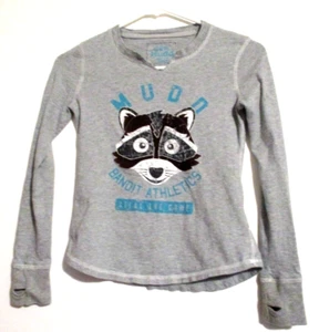 Camiseta MUDD Bandit Athletics CAMISETA TALLA M (10-12) Steal The Game manga larga gris - Imagen 1 de 8