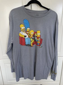 Vintage 1989 The Simpsons 20th Century Fox Single Stitched Shirt Size 2XL - Picture 1 of 6
