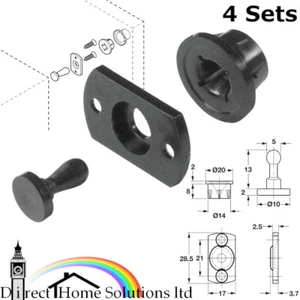 4x Conector de panel de altavoces, conectar y quitar paneles/marcos sin herramientas - Imagen 1 de 5