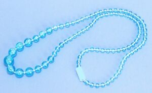 Pretty Pretty Princess Cinderella Game Replacement Part Blue Plastic Necklace  