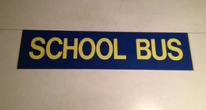 Cornwall Bus Blind ( Cornish ) Blue 31" - School Bus - Picture 1 of 1