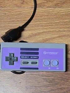 Hyperkin NES Controller Wired Gray Purple Hyperkin2 Nintendo - Picture 1 of 3