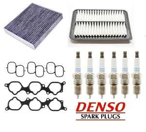 For 2008-2013 TOYOTA HIGHLANDER V6 TUNE UP KIT SPARK PLUGS AIR & CABIN FILTERS - Picture 1 of 5