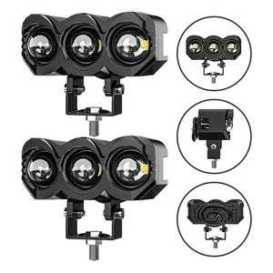 1 Pair Led Driving Light Motorcycle Auxiliary Light Auxiliary Light Pod Led Fog - Picture 1 of 12