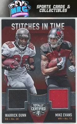 2014 Panini Totally Certified Stitches in Time #ST-BUC M.Evans/W.Dunn #/99 - Image 1 of 2