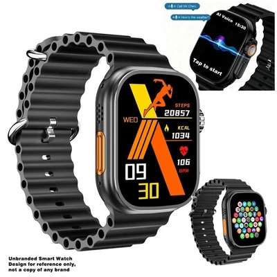 Women/men Smart Watch Fitness Bluetooth Call Watch for Android and IOS - Image 1 of 4