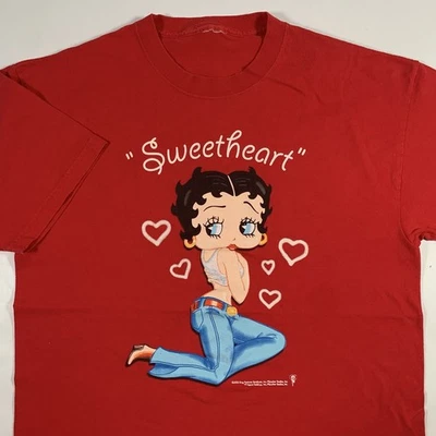 VTG Betty Boop Sweetheart T-Shirt Adult Large 2003 Fleischer Studios - Image 1 of 4