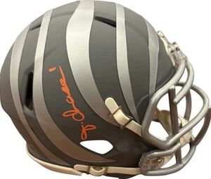 Cincinatti Bengals Ja'marr Chase Signed Slate Mini Helmet Beckett Certified - Picture 1 of 1