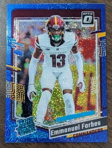 2023 Donruss Optic Emmanuel Forbes Blue Glitter SSP Rookie RC - Picture 1 of 2