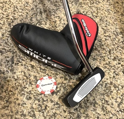 Nice TaylorMade White Smoke MC-72 Putter 35" New Super Stroke Grip & Matching HC - Image 1 of 4