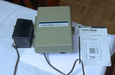Controlador de rociadores Lawn Genie Multi Program 6 zonas L80306P con instrucciones Foto 1 de 4