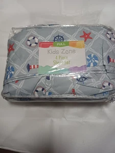 Kid Zone Exploring the Sea 4 Piece Sheet Set Full Size Super Soft 100% Polyester - Picture 1 of 7