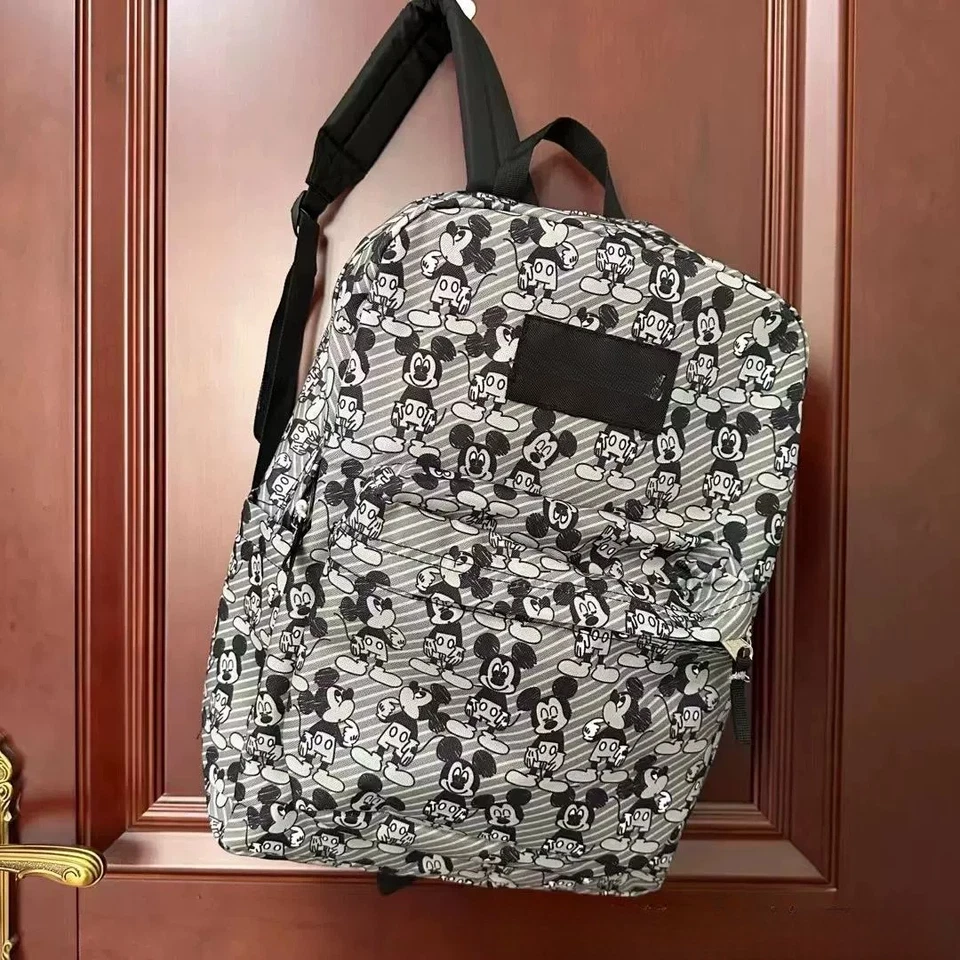 Mochila Superbreak 25L Bolso Escolar Unisex Negro Mickey 17" Foto 1 de 1