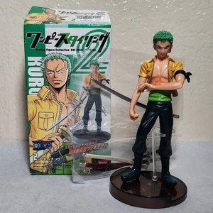 Bandai One Piece Styling Collection Roronoa Zoro 5" With Swords Figure Open Box - Picture 1 of 9