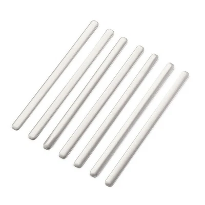 50pcs Silver Aluminum Metal Bridge Wire with Adhesive Back DIY Making 85x5mm - Изображение 1 из 4