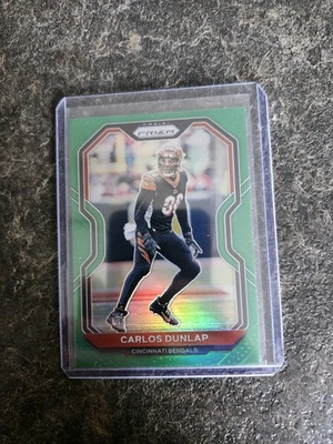 2020 Panini Prizm Green Carlos Dunlap Card# 53 - Image 1 of 2