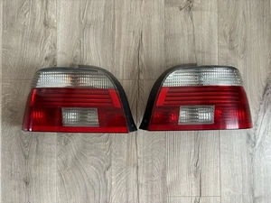 01-03 BMW E39 OEM Hella Tail Lights Pair M5 525i 530i 540i 535i W/Bulbs sockets - Picture 1 of 10
